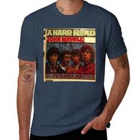 A Hard Road John Mayall Bluesbreakers Peter Green TShirt Casual Basic Street Style TShirt S black