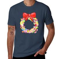 Deck The Halls With Lots Of Lollies Tshirt Basic Casual Wear Short Sleeve Top S