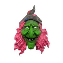 Witch for Halloween Party Decoration Costume Prop One Size žalia