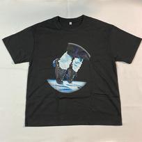Michael Jackson King of Pop MJ Double-Sided Print Black T- M Unisex T-Shirt M