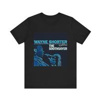 Wayne Shorter Graphic Print Jazz Art Crew Unisex Jersey Short Sleeve Tee  Unisex T-Shirt M