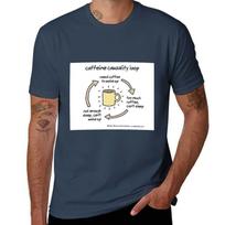 caffeine causality loop TShirt Plus Size Everyday Tee Shirt S