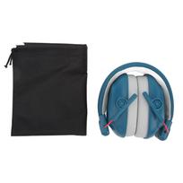 Noise Cancelling Earmuffs 25DB Sound Reduction Foldable Headphone for Shooting Hearing Protection 911 Blue Shell ABS+sound-absorbing cotton