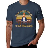 Retro Dam Good Feelin To Run These Roads Tyler Darling Childers Tshirt Comfortable Basic Crew Neck Tee S