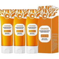 3X Orange Enzymes Exfoliating Brightening Gel Moisturizing Smoothing Tighten Pores Brightening Exfoliating Peeling Gel 100g 25-26 less