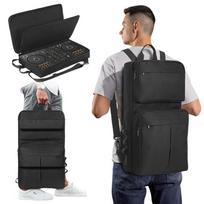 DJ Backpack for Pioneer DDJ-400/DDJ-FLX4 for Roland DJ-202 Carrying Case Travelling Case Anti-scratch Adjustable Shoulder Strap China Mainland