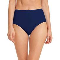 Women's High Waisted Bikini Bottom Full Coverage Tankini Swim Bottoms High Cut Tummy Control Bathing Suit Bottom S tamsiai mėlyna spalva