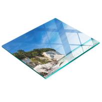 Tempered Glass Kitchen Backsplash with Decorative Graphic Rugia, Germany 60X52 Cm