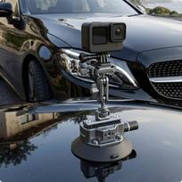 Suction Cup Camera Mount with Articulated Arm Car Adjustable for
