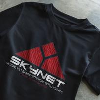 Terminatoriaus filmo juokinga citata marškinėliai Arnoldas Švarcnegeris Skynet M