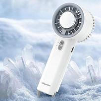 New Handheld Ice Compressed Fan USB Rechargeable Semiconductor Portable Small Rechargeable Turbo Mini Fan Cooling Air Hand fan