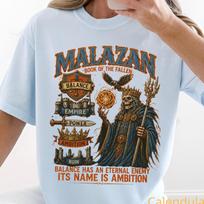 Malazan Shirt, Book Of The Fallen, Balance Has An Eternal Enemy, Steven Erikson, City Of Blue Fire Tee, Fantasy Book Lover, Medieval Fantasy 4XL