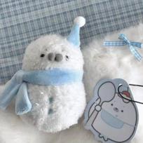 Lovely Cartoon Seal Snowman Doll Plush Pendant Simulation Ocean Seal Keychain Backpack Decor Christmas Birthday Gift onesize