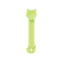 Dispenser Toy Bear-Shaped Slow Feeder Interactive Lick for Cats One Size žalia