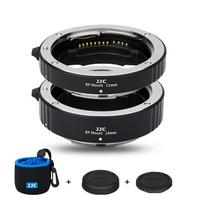 JJC Digital Extension Tube Set for Canon RF 11mm 16mm set with body cap and rear lens cap Compatible with Canon EOS R6 Mark R5 Mark and Ra Cameras +