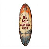 Summer Wooden Surfboards Wall Decor Beach Themed Palm Tree Beach Decor Wall Art Umbrella Nautical Surfboard Wall Hanging