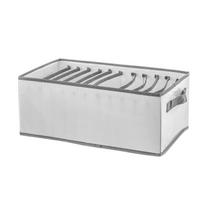 Foldable Underwear Storage Box Solid Color Non-woven Folding Drawer Organizer with Handle Dustproof Clothes Organizer Cabinet