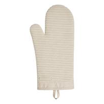 Silicone Oven Mitts Heat for Baking, Cooking, Grilling - Kitchen Microwave One Size smėlis