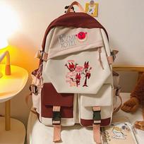 Hell Inn Boys And Girls Elementary And Secondary School Bags Cartoon Hazbinhotel Trendy Backpack Cool 30*14*43CM