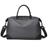 Fashion Trend Travel Bag Gym Bag Multifunctional Casual Business Handbag Korean Style Carry Bag Men pilka spalva