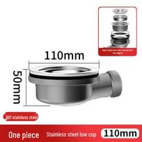 Kitchen Sink Drain Pipe & Accessory Set for Single/Double Bowl - Anti-Odor Dishwashing Drain System.