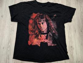 Stranger Things GOAT CREW Eddie Munson Graphic T-Shirt Unisex Size L Black 4XL