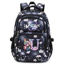 26 English Letter K-Pop Printed Backpack Student Teenager for Boy Girl Schoolbag Bookbag Kid Gift Women Large Capacity Travel Bag
