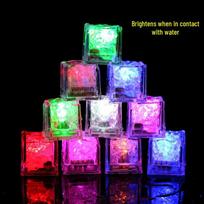 Bar KTV LED Flashing Ice Cubes: Water-Activated, Colorful Luminous Lights for Parties