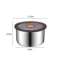Stainless Steel Food Lunch Bento Box Sealed Leakproof Travel Storage Box Household Pickle Box Microwave Heating Lunchboxs 1Pcs