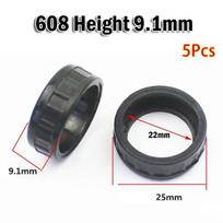 1/5Pcs 607 608 6000 Bearing Rubber Sleeve Electric Drill Rotor Angle Grinder Bearing Accessories Electric Hammer