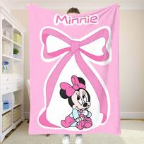 Sofa Blankets for Bed Pink Mickey Mouse Anime Blanket Summer Comforter Home and Decoration Bedspread the Cooling Bedspreads Baby 75cmx90cm