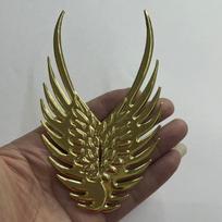 Angelo sparnai Erelio sparnai Grynasis metalas Automobilio galinės emblemos Lipdukas Automobilio emblemos Modifikacija Personalizuotas dekoratyvinis lipdukas 3D stereoskopinis lipdukas auksas