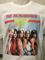 The Runaways visos merginos roko grupės muzikos baltas marškinėlis, Unisex marškinėlis S