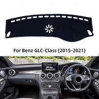 Interjero moldingas Prietaisų skydelio dangtelio padas Mercedes GLC C-Class 2015-2021 Saulės gaudyklė Apsauga nuo UV spindulių Neslystanti kilimėlis RHD Carpet balta