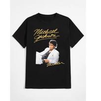 Michael Jackson Thriller T-shirt Unisex Vintažinis Grafinis Marškinėlis Baltas Kostiumas XXXL white