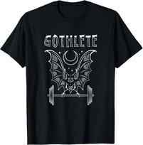 Gothlete Gym Bat Health Goth Workout T-Shirt XL