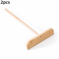 2pcs Washable Pancake Rake Long Handle Crepe Spreader Tool Pancake Spreader  Jianbing Making ruda