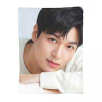 Kpop Lee Min Ho Blanket Fleece Sofa Throw Blanket Multi-function Throw Blankets for Couch Bedding Outdoor Throws Bedspread Quilt Size: 75*100cm, Weight: 230 GSM
