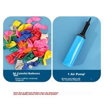 Jidukongjian Balloon Birthday Scene Setup, Proposal Confession Decoration, Photo Props, Balloon Wedding Room Decoration, 50 Pieces + Pump