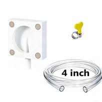 4/6/12 Inch Portable Air Conditioner Drain Hose Leakproof AC Drain Line Kit Universal Replacement Drain Hose with Hose Connector