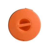 Travel Friendly Round Cable Management Case Rotatings Layers For TangleFree Storage Builts In Silicone Padding oranžinė