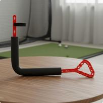 Golf Swing Training Aid Practice Plane Impact Area Awareness Posture Red Red