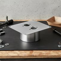 Combustion Heater Mounting Plate Easy Installation Parking Bracket Shielded Cover