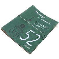 23.3 *16CM 52 Week Savings Challenge Binder  Couple joint savings planning žalia