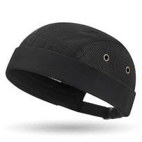 Solid Color Docker Cap Hip Hop Skull Cap Fashion Sailor Cap  Women juoda