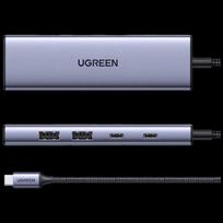 UGREEN Type-C 6-in-1 Multi-Port Hub CN plug (adapter included)