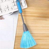 1PC Microfiber Duster Brush for Electronics and Home Cleaning - Anti-Static Plastic Dust Cleaner for Keyboards, Screens, Office Equipment 1pc mėlyna