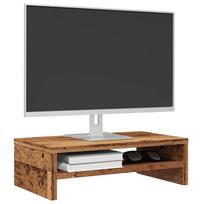 Podstawka Pod Monitor, Stare Drewno, 42X24X13 Cm