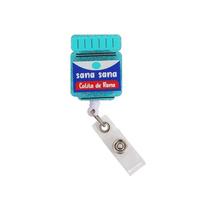 Fall-proof Retractable Badge Reel Stretchable Name Card Holder Nurse Badge Holder  Office Supplies blue