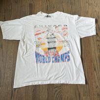 Vintage 90s Chicago Bulls World Champs Rap Tee Style Sz L Unisex T-Shirt XXXL